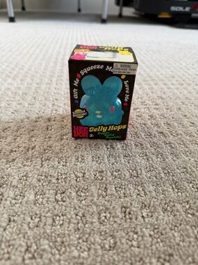 Nee Doh Jelly Hops  Bunny Squish Toy - Blue